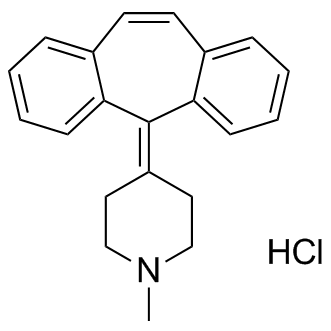 Cyproheptadine HCl Structure