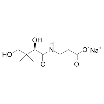 D-Pantothenic acid sodium Structure