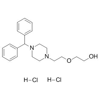 Decloxizine dihydrochloride Structure