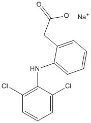 Diclofenac Sodium Structure