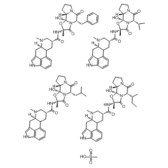 Dihydroergotoxine mesylate Structure