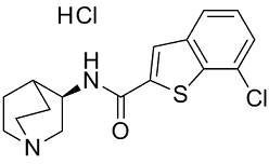 EVP-6124 hydrochloride Structure