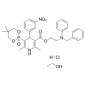 Efonidipine hydrochloride monoethanolate Structure