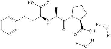 Enalaprilat Dihydrate Structure