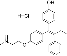 Endoxifen Z-isomer hydrochloride Structure