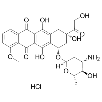 Epirubicin HCl Structure
