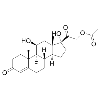 Fludrocortisone acetate Structure