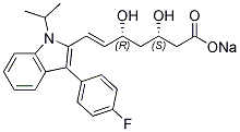 Fluvastatin sodium Structure
