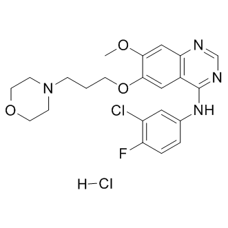 Gefitinib HCl Structure