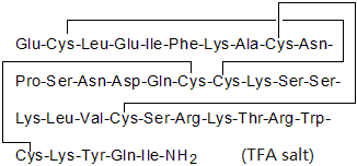 Huwentoxin IV TFA Structure