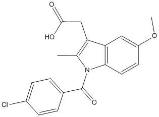 Indomethacin Structure