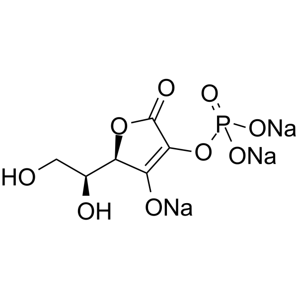 L-Ascorbic acid 2-phosphate trisodium Structure