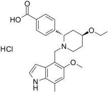 LNP023 hydrochloride (Iptacopan HCl) Structure