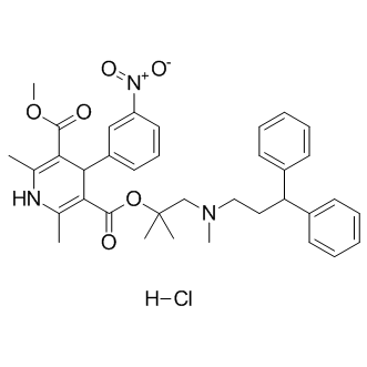 Lercanidipine hydrochloride Structure