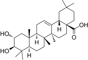 Maslinic-acid Structure