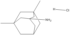 Memantine hydrochloride Structure