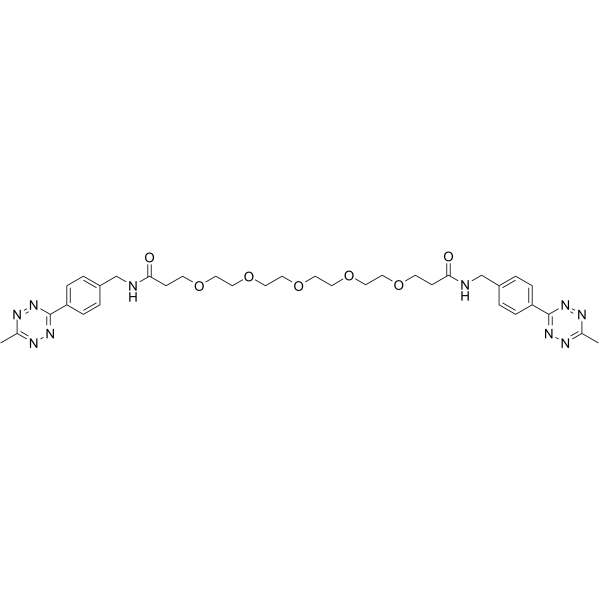 Methyltetrazine-PEG5-methyltetrazine Structure