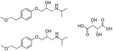 Metoprolol Tartrate Structure