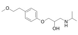 Metoprolol Structure