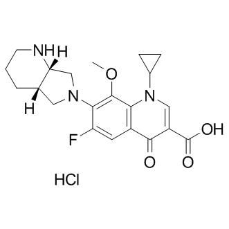 Moxifloxacin hydrochloride Structure