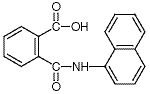 N-1-naphthylphthalamic acid Structure