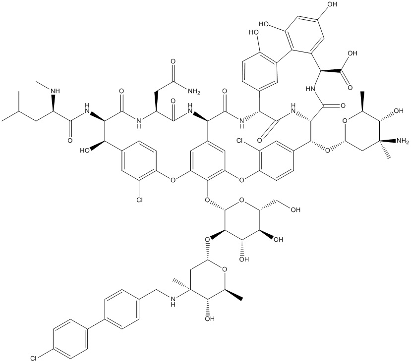 Oritavancin Structure