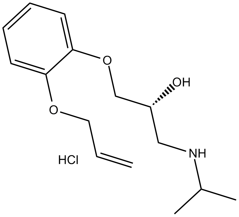 Oxprenolol hydrochloride Structure