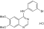 PD153035 hydrochloride Structure