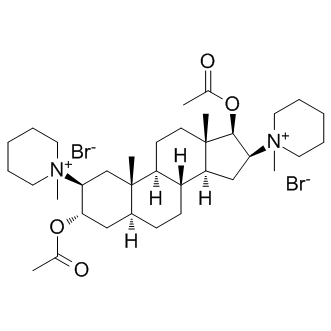 Pancuronium dibromide Structure