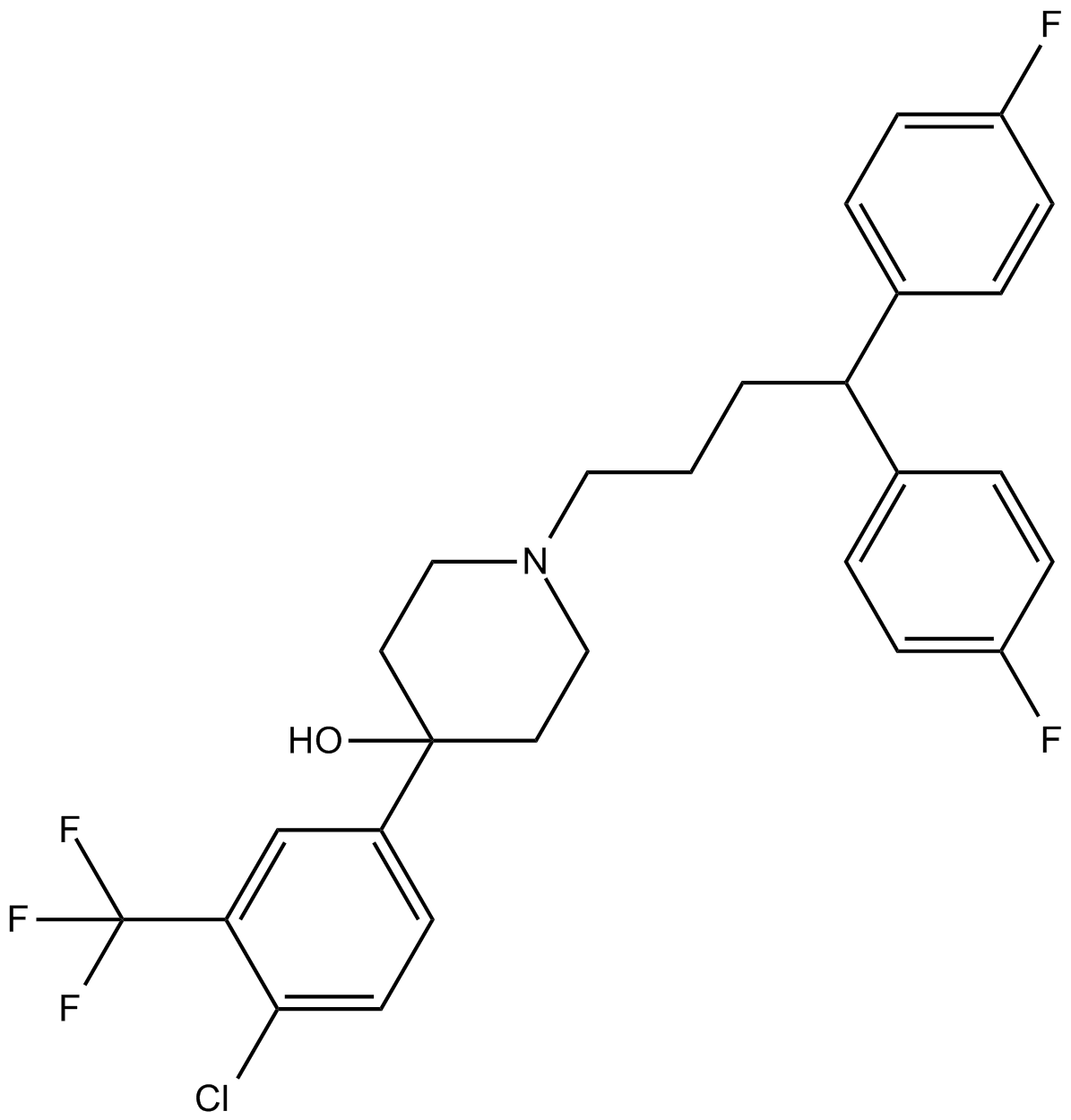 Penfluridol Structure