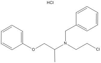 Phenoxybenzamine hydrochloride Structure