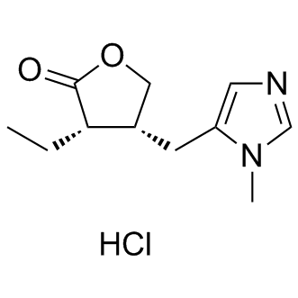 Pilocarpine hydrochloride Structure