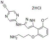 Prexasertib dihydrochloride Structure