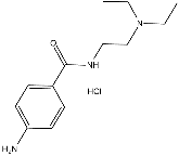 Procainamide hydrochloride Structure