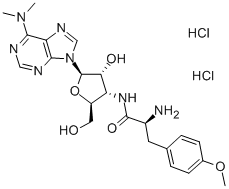 Puromycin dihydrochloride Structure