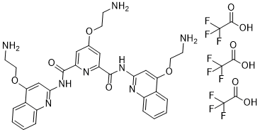 Pyridostatin Trifluoroacetate Salt Structure