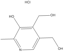Pyridoxine hydrochloride  Structure