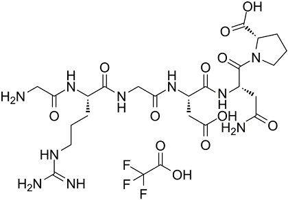 RGD peptide (GRGDNP) (TFA) Structure
