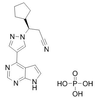 Ruxolitinib phosphate Structure