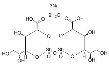 Sodium Stibogluconate Structure