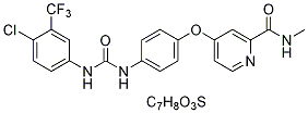 Sorafenib Tosylate Structure