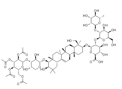 Soyosaponin-Ac Structure