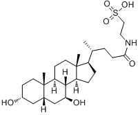 Tauroursodeoxycholic acid (Ursodoxicoltaurine) Structure
