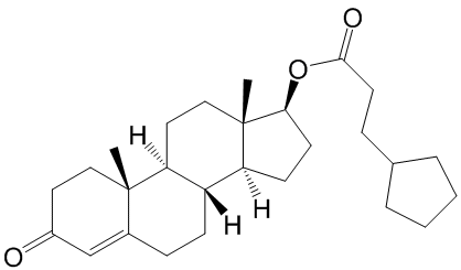 Testosterone cypionate Structure