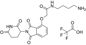 Thalidomide-O-amido-C4-NH2 (TFA) Structure