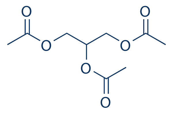 Triacetin Structure