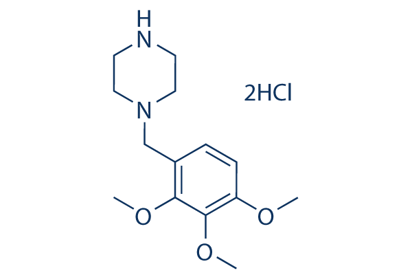 Trimetazidine dihydrochloride Structure