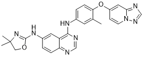Irbinitinib (Tucatinib) Structure