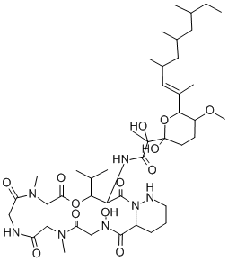 Verucopeptin  Structure