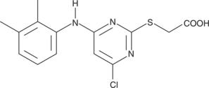 WY 14643 (Pirinixic Acid) Structure